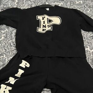 PINK Victoria's Secret Black Sweatshirt